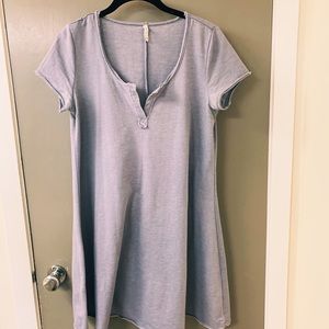 Purple/gray T-Shirt dress